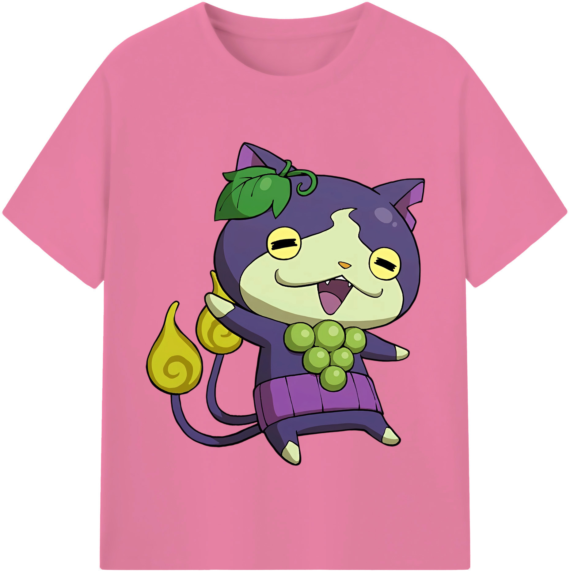 （画像用） 妖怪ウォッチ Yo-kai Watch 綿100％半袖Tシャツ（フロントプリント）